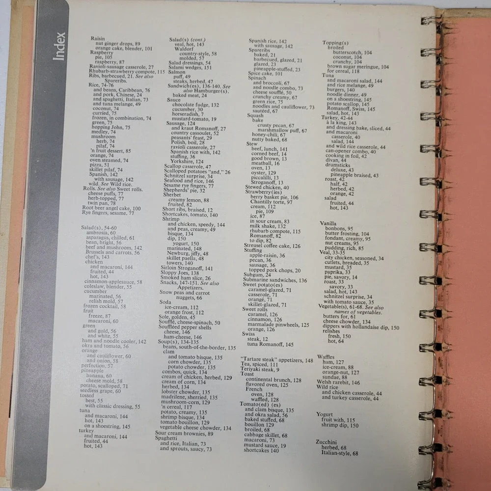 Betty Crocker Good and Easy Cookbook 1971 1973 Spiral Bound Vintage Golden Press
